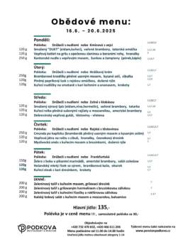 Poledni menu 260 uai